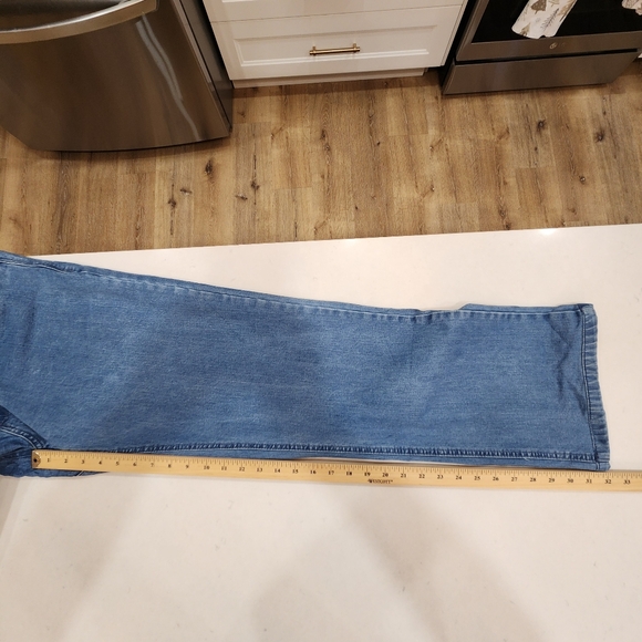 Vintage Barbell Apparel Jeans Mens 36x32 Blue Bootcut Athletic Fit Medium Wash - Picture 12 of 14